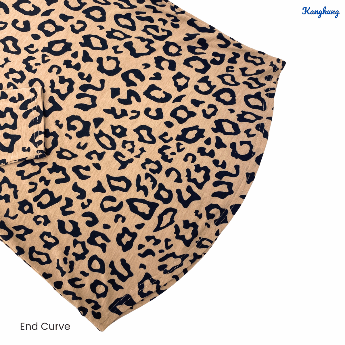 KANGKUNG ZAFIRA LEOPARD PRINT LONG TOP COMFORTABLE - C1001 (201)