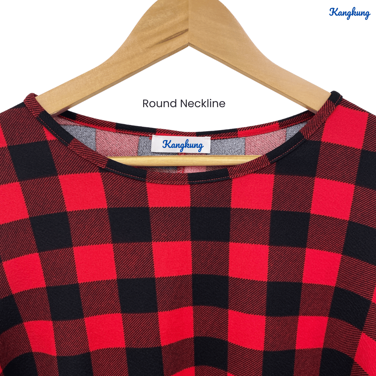 KANGKUNG NURIA GINGHAM CHECKERED MODEST WEAR - C1002 (213)