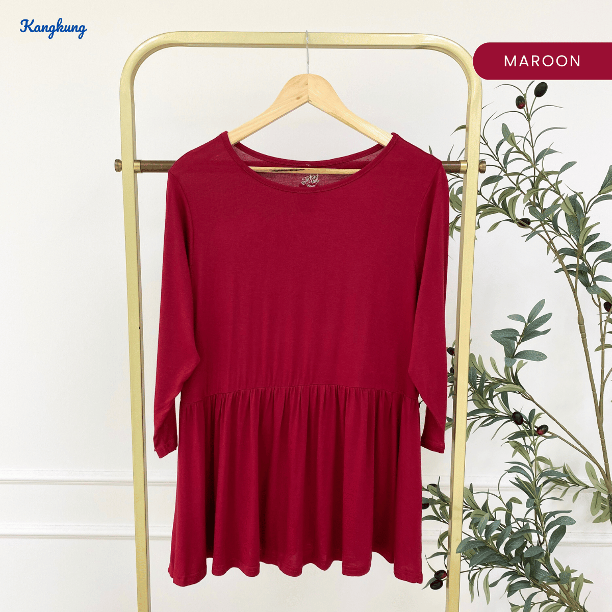 KANGKUNG QALISYA FLOWY CASUAL BLOUSE - C1004 (223)