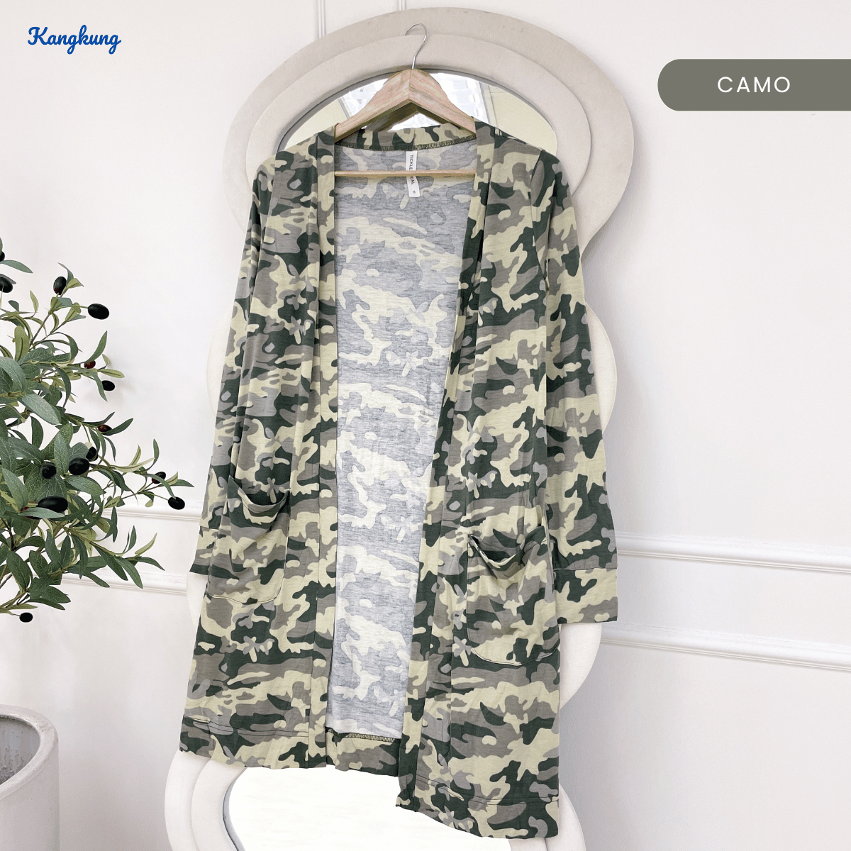 KANGKUNG LUNA NAYRA ELAZANA RELAXED MODEST BUTTONLESS CARDIGAN - (C1007 | C1008 | C1011)