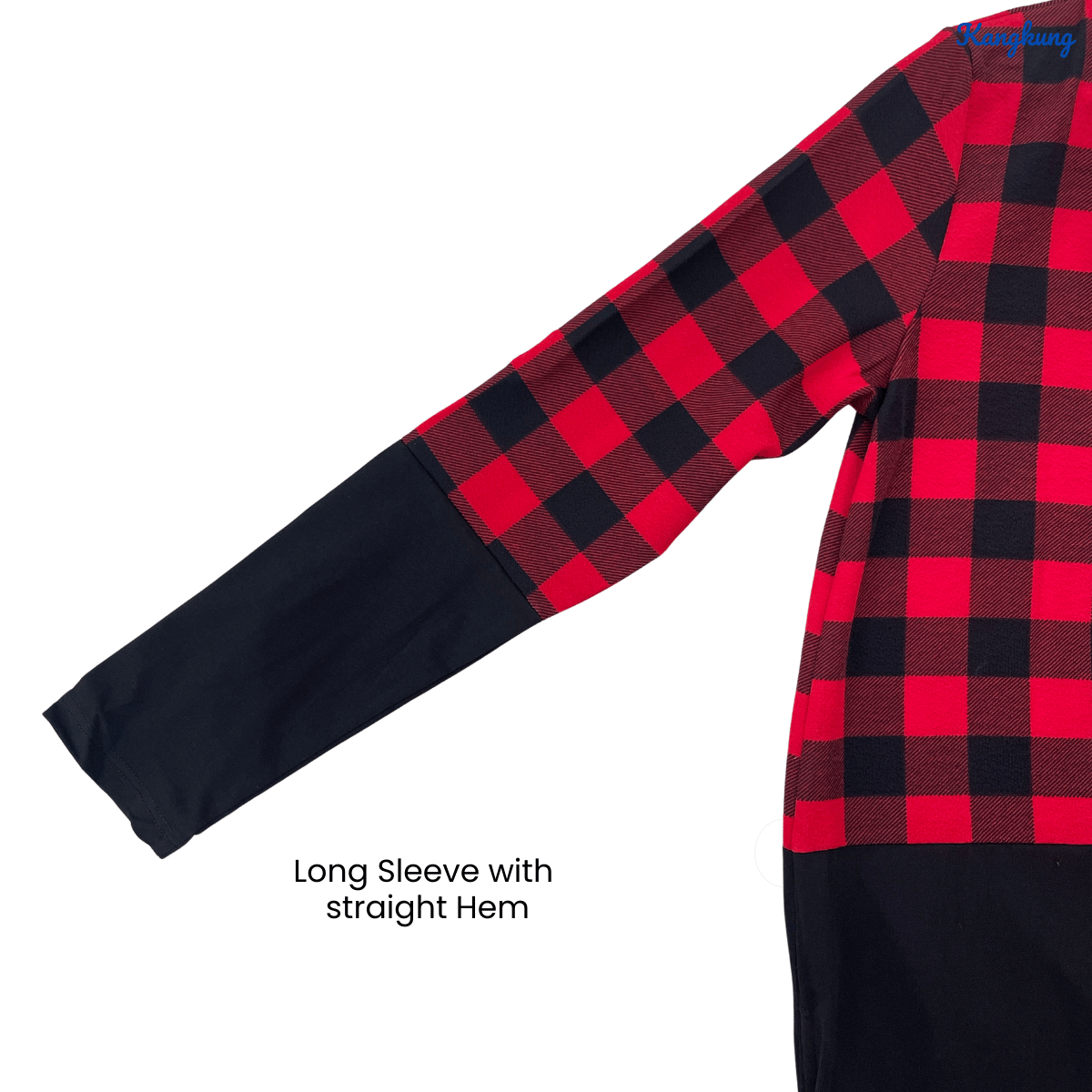 KANGKUNG LUNA PLAID OPEN FRONT COTTON BLEND MODEST CARDIGAN - C1011 (246)