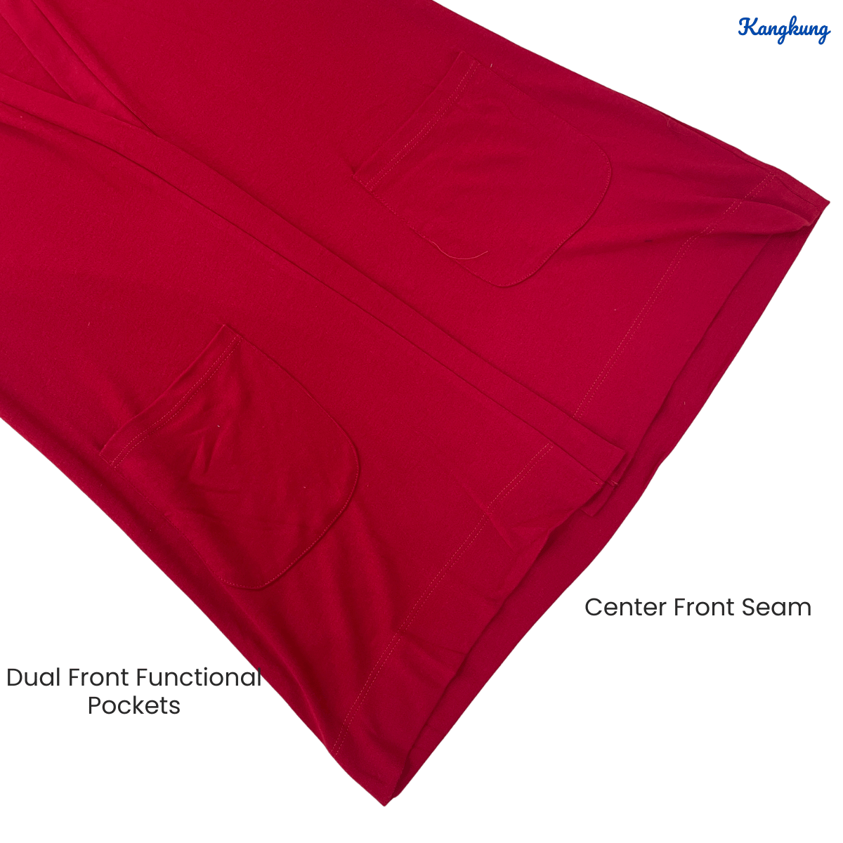 KANGKUNG MYRA OPEN CARDIGAN SLEEVESLESS - C1018 (285)