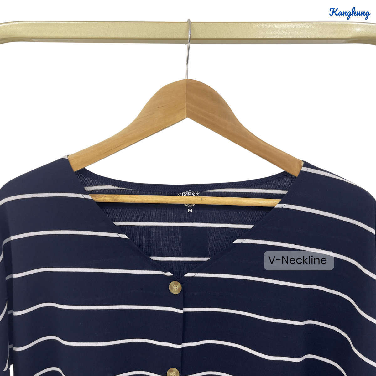 KANGKUNG RIYANA MODEST STRIPE BLOUSE - C1019 (293)