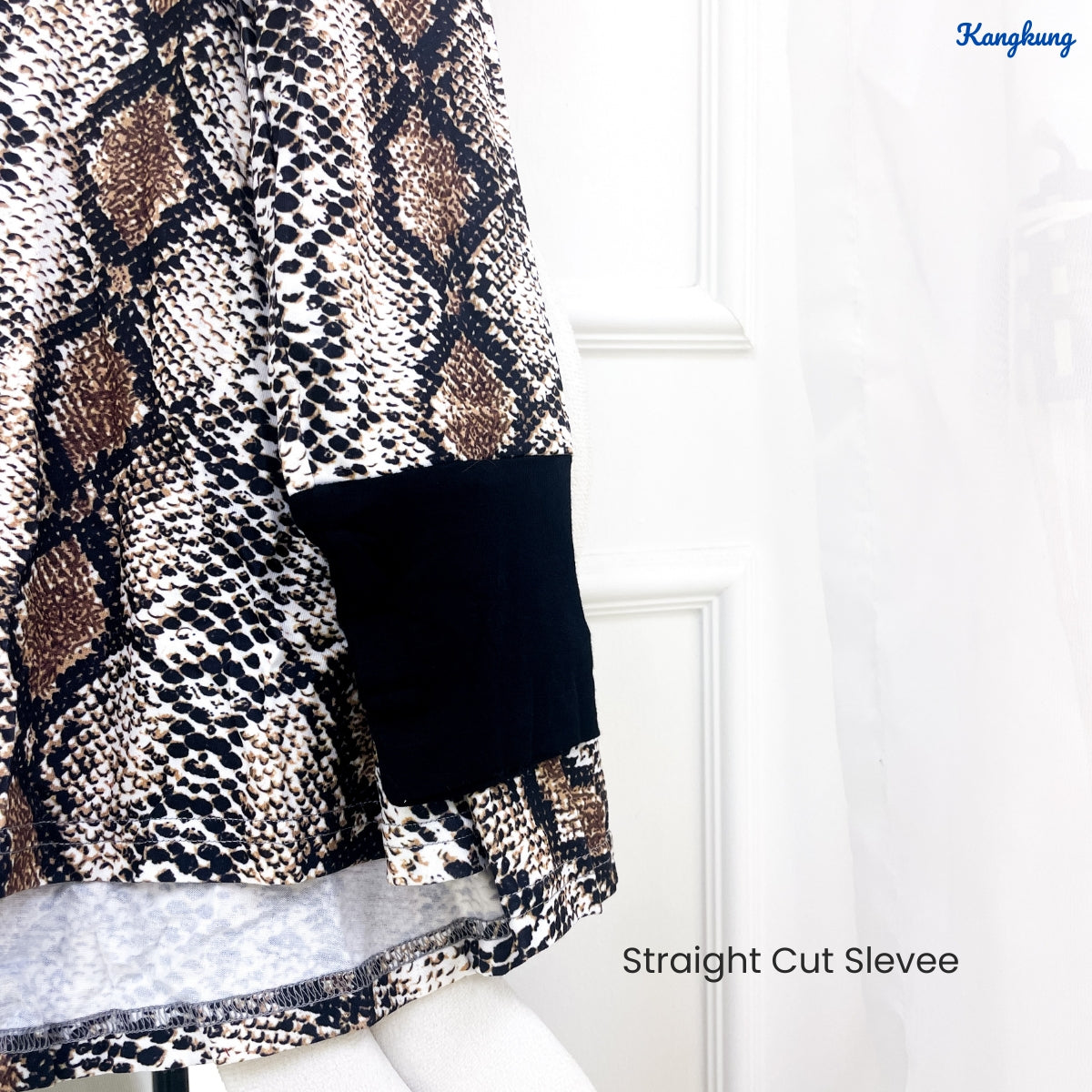 KANGKUNG EVANIA WOMEN KASUAL PATTERN BLOUSE -C1021 (315)