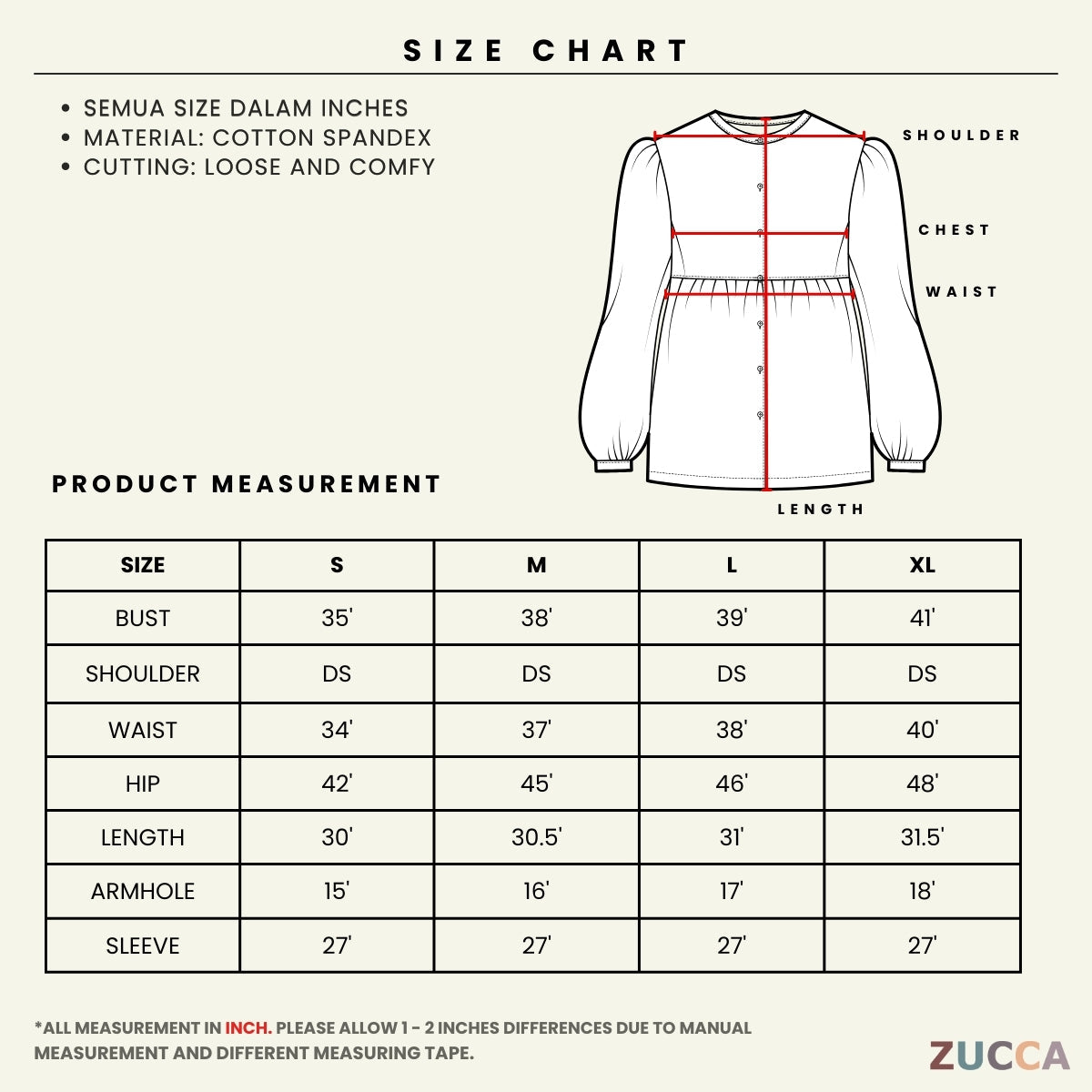 KANGKUNG ZAHRA KASUAL WOMEN GINGHAM SLEEVE SHIRT - C1025 (298)