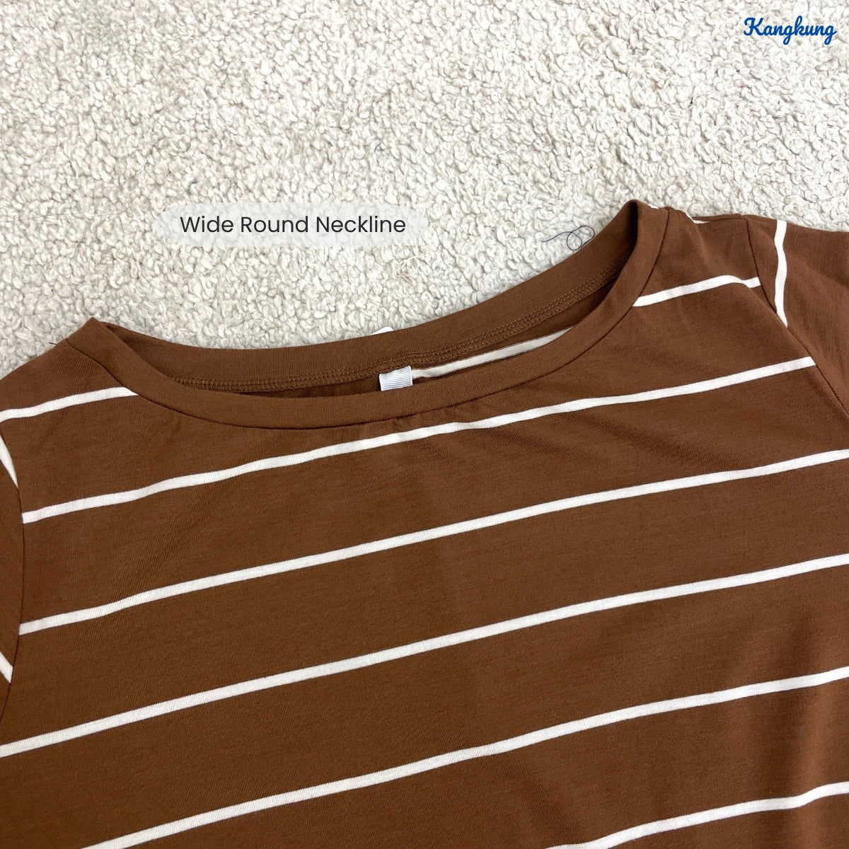 KANGKUNG NICKY KASUAL WOMEN STRIPE SHIRT PATTERN - C1043