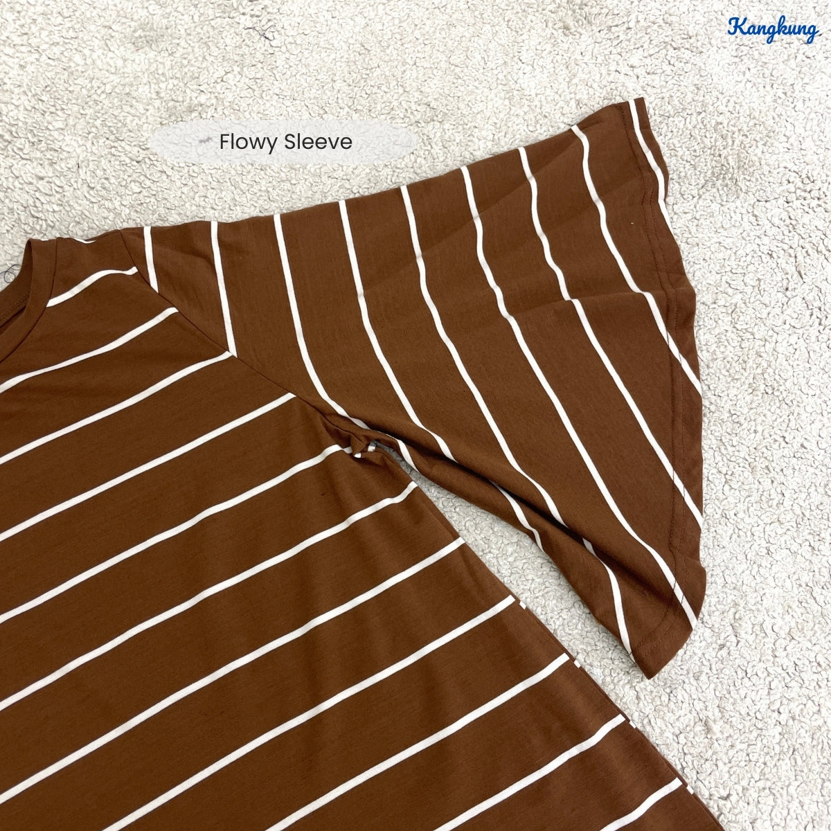 KANGKUNG NICKY KASUAL WOMEN STRIPE SHIRT PATTERN - C1043
