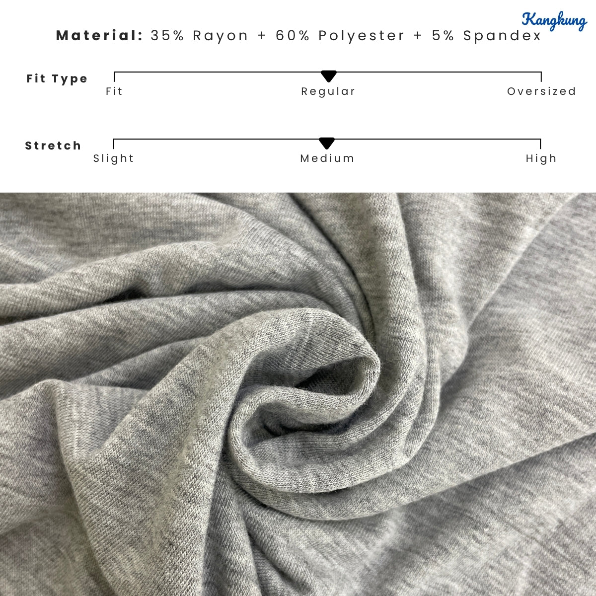 KANGKUNG PALONA KASUAL WOMEN PLAIN SHIRT WITH HOODIE - C1048