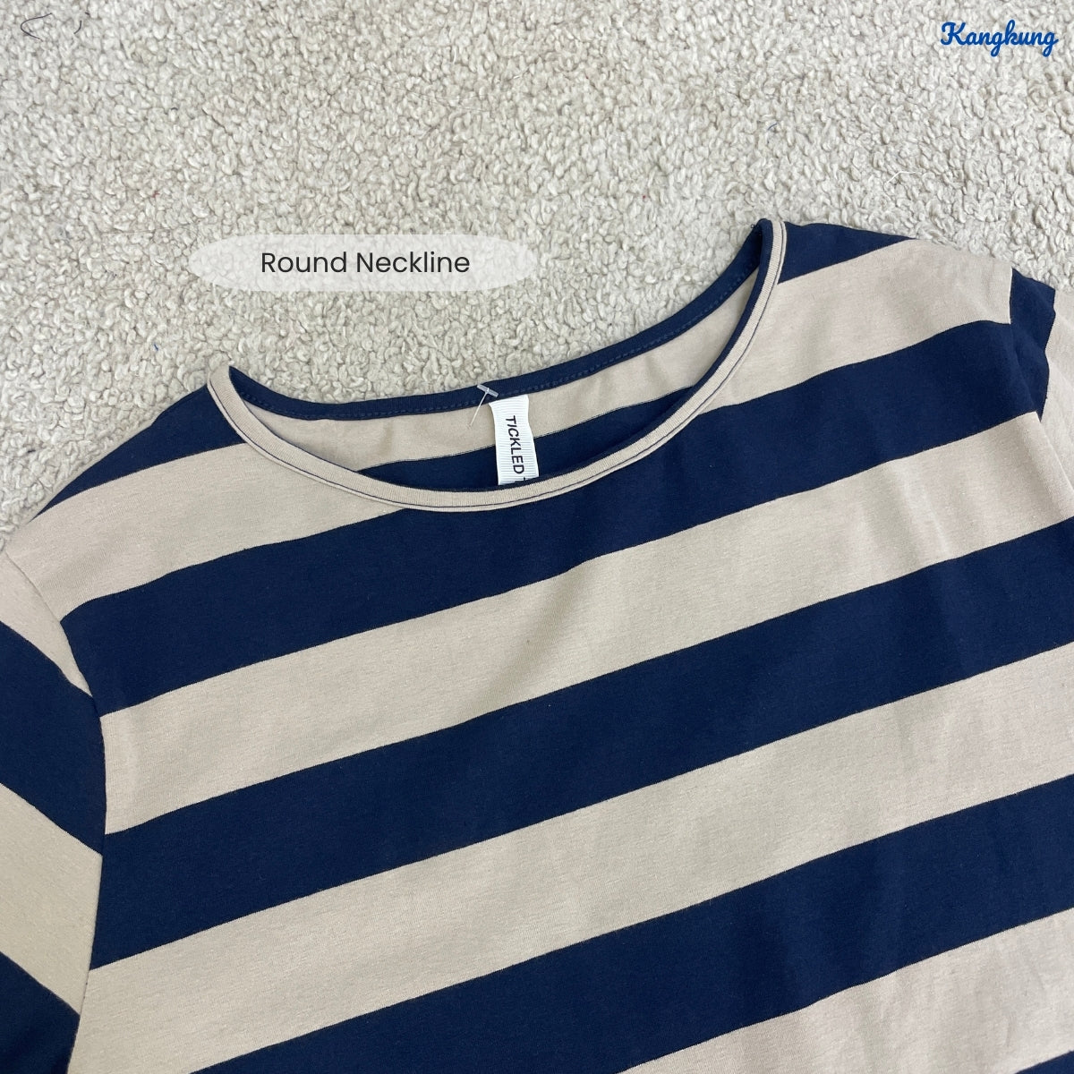 KANGKUNG SAMARA KASUAL WOMEN STRIPE SHIRT PATTERN - C1051