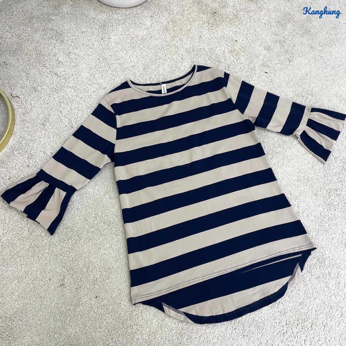 KANGKUNG SAMARA KASUAL WOMEN STRIPE SHIRT PATTERN - C1051