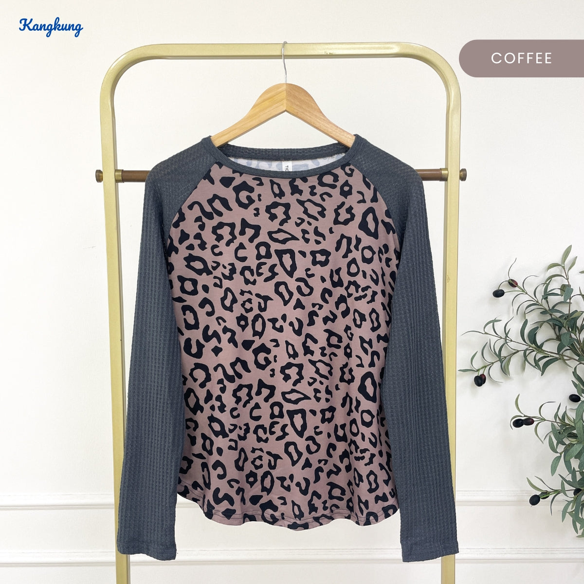 KANGKUNG DILA KASUAL WOMEN PRINTED SHIRT LONG SLEEVE - C1053