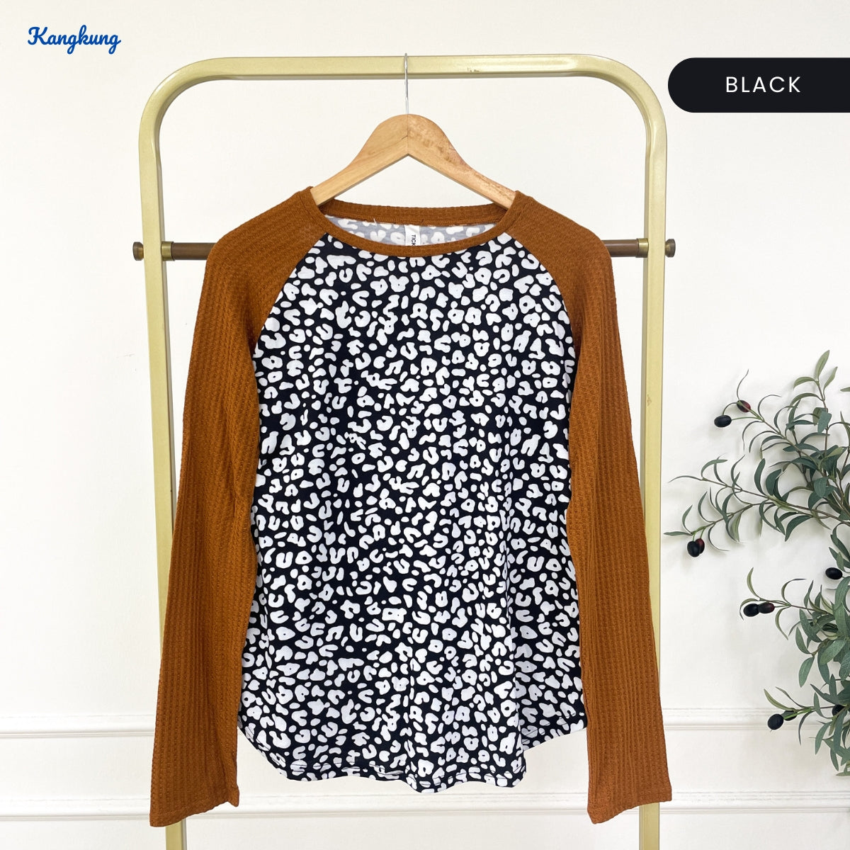 KANGKUNG DILA KASUAL WOMEN PRINTED SHIRT LONG SLEEVE - C1053