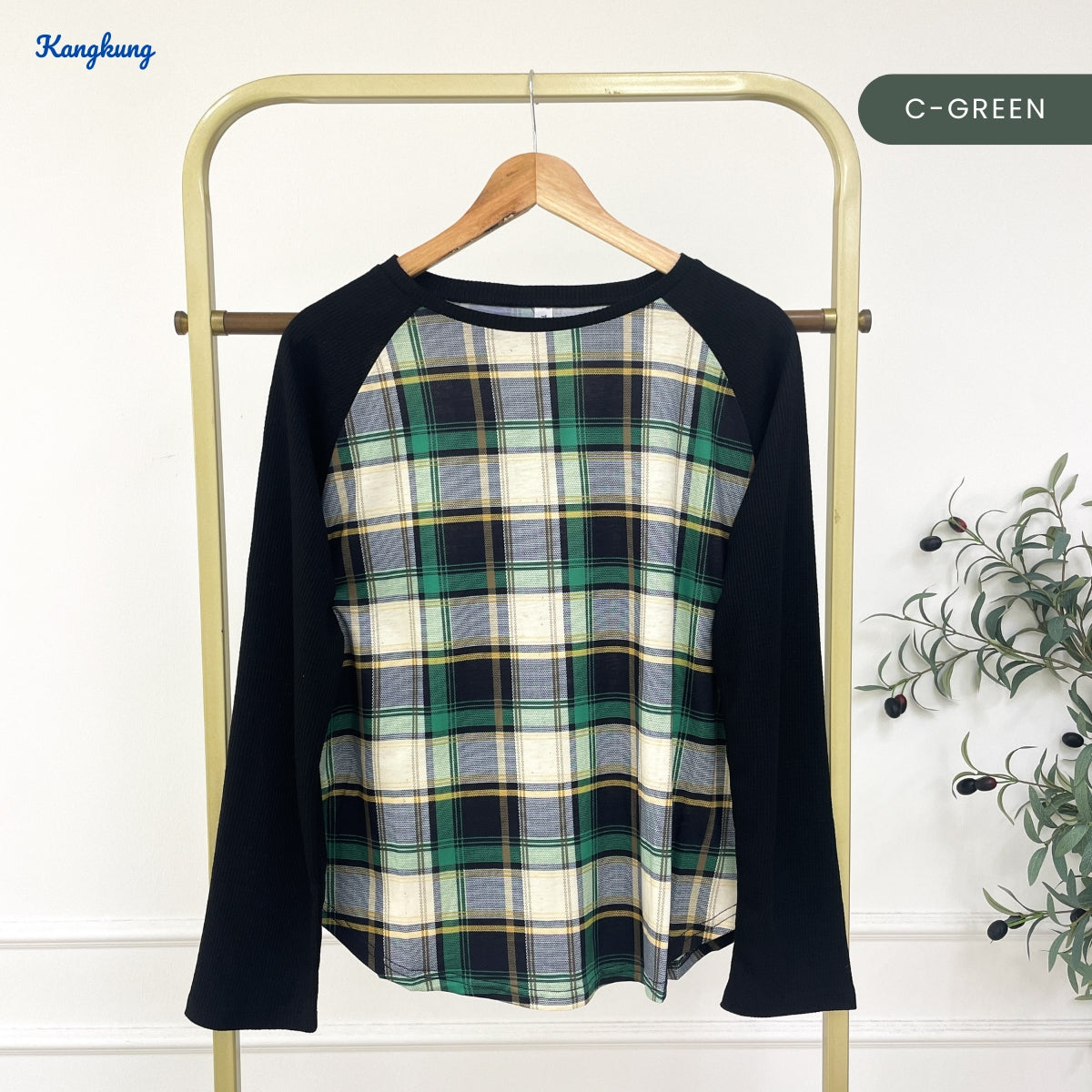 KANGKUNG DILA KASUAL WOMEN PRINTED SHIRT LONG SLEEVE - C1053