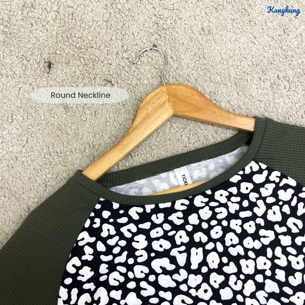 KANGKUNG DILA KASUAL WOMEN PRINTED SHIRT LONG SLEEVE - C1053