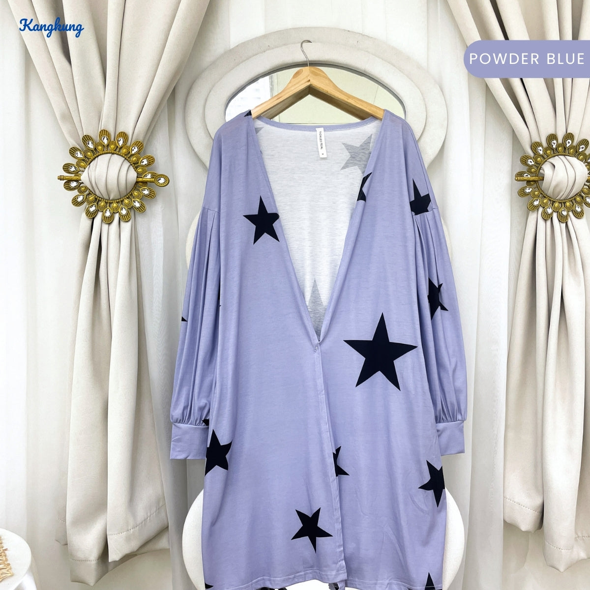 KANGKUNG ALISA KASUAL WOMEN LONG OPEN CARDIGAN - C1055