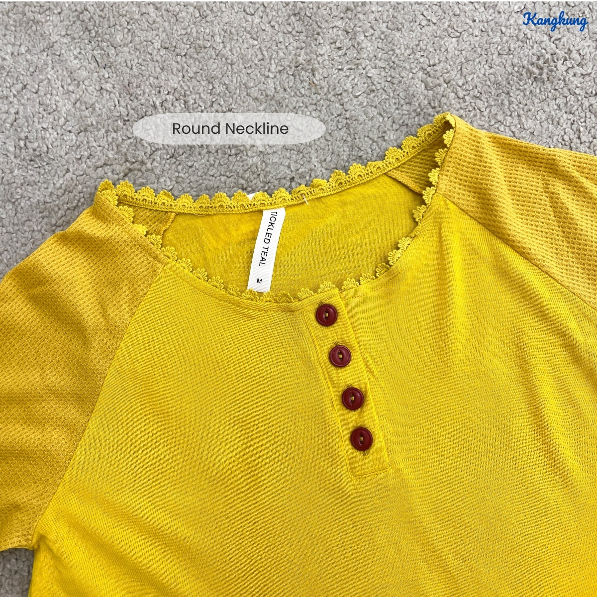KANGKUNG TIRAH KASUAL WOMEN PLAIN SHIRT LONG SLEEVE - C1056