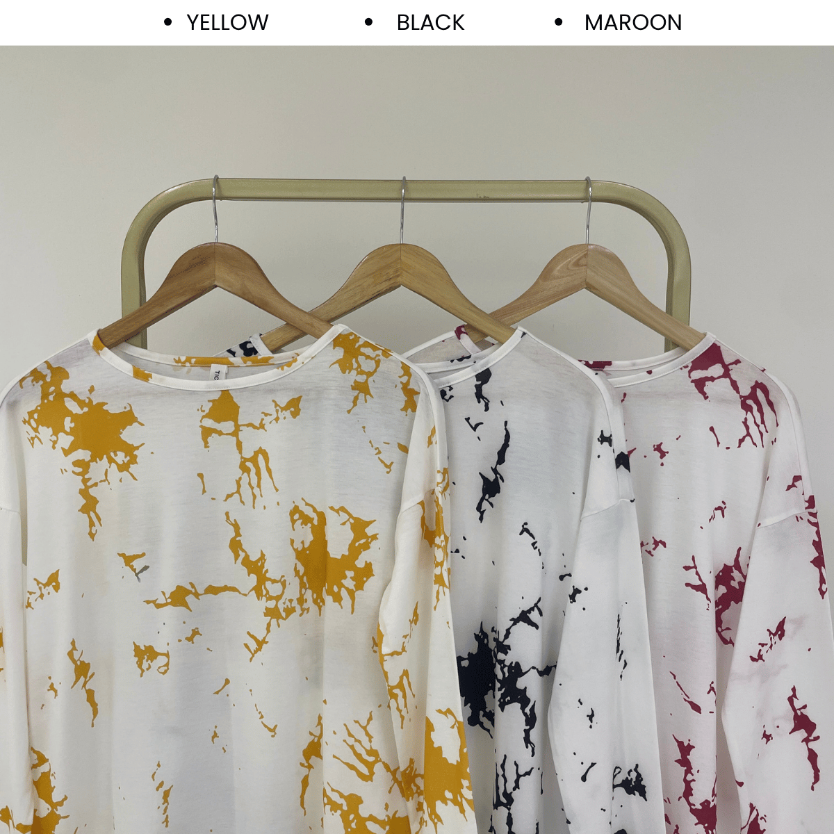 KANGKUNG NAZRA KOREAN STYLE PAINT SPLASH CASUAL TOP - C1060 (299)