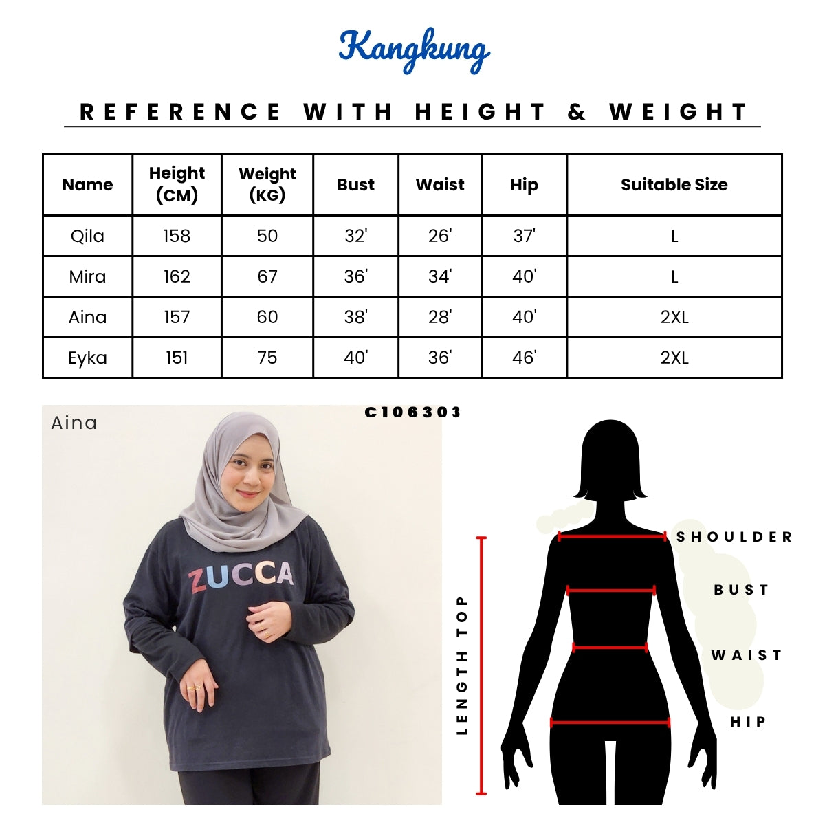 KANGKUNG MIA STRIPE FLOWY LONG SLEEVE TOP - C1063