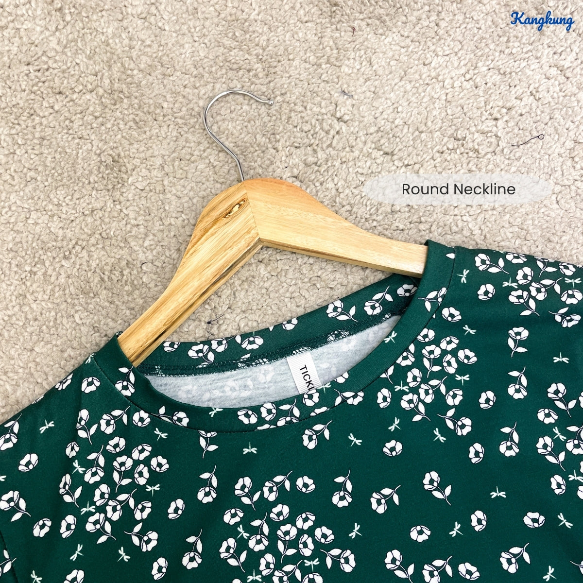 KANGKUNG ROZIE KASUAL WOMEN FLORAL PATTERN LONG SLEEVE - C1069