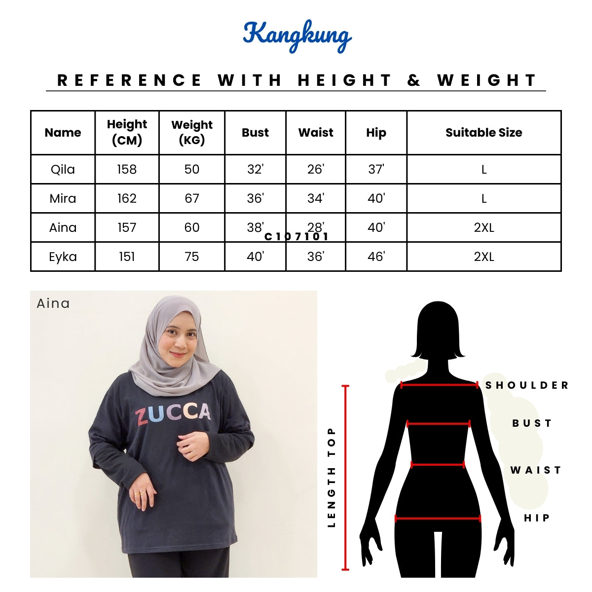 KANGKUNG NAFEESA LEOPARD PATTERN LONG SLEEVE - C1071