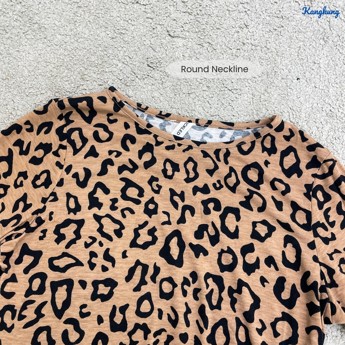 KANGKUNG RUMAISHA LEOPARD PATTERN LONG SLEEVE - C1072