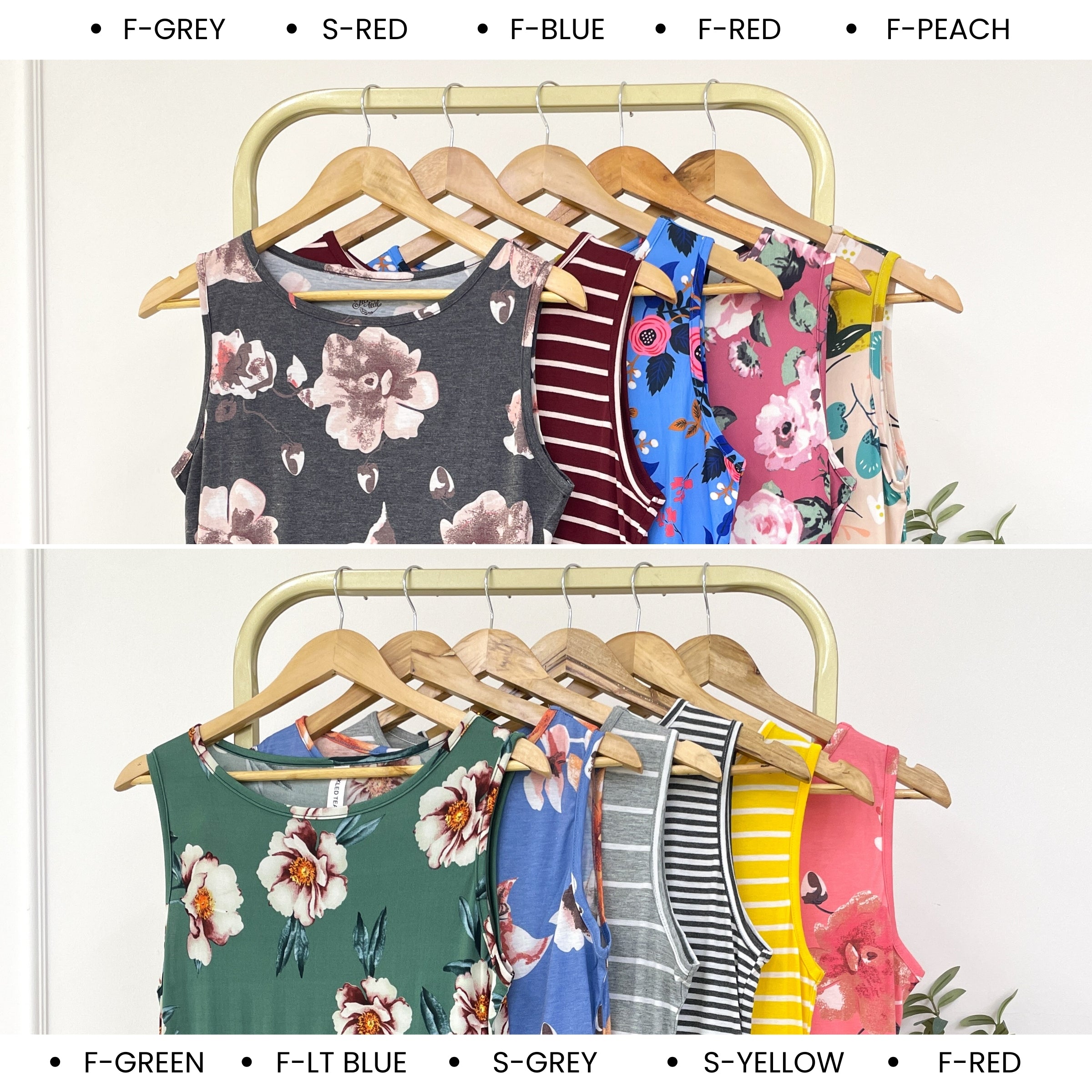 KANGKUNG NAYLINA KASUAL WOMEN SLEEVELESS DRESS - C1075 (502)