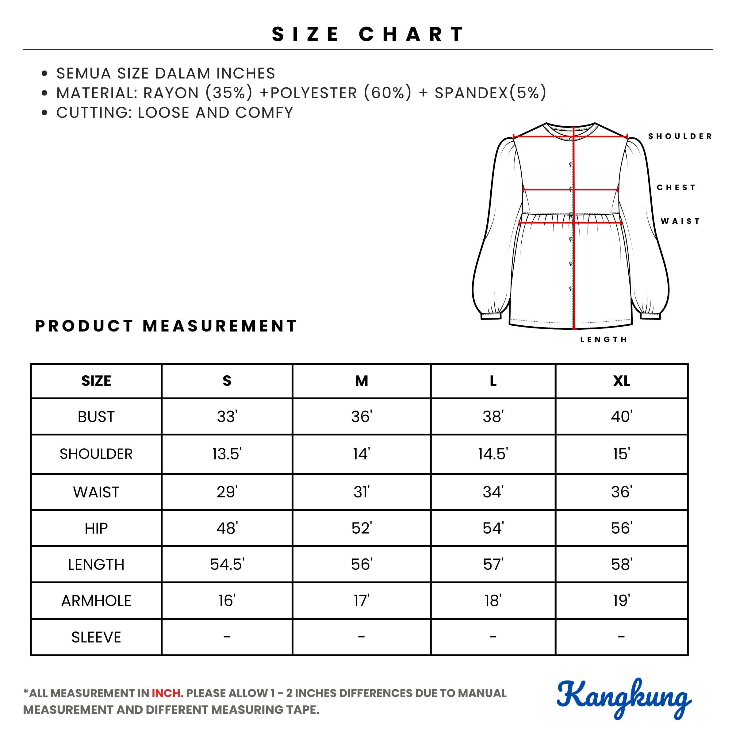 KANGKUNG NAYLINA KASUAL WOMEN SLEEVELESS DRESS - C1075 (502)