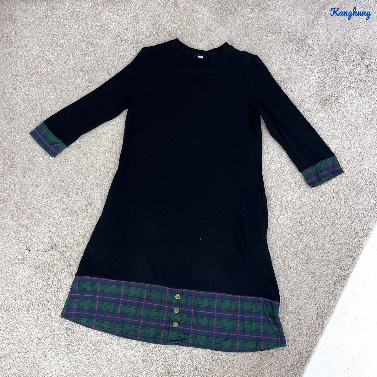 KANGKUNG ARELIA LONG BLOUSE QUARTER SLEEVE - C1078 (448)