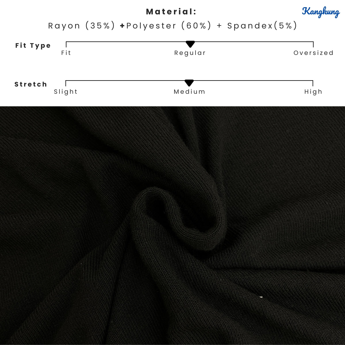 KANGKUNG ARELIA LONG BLOUSE QUARTER SLEEVE - C1078 (448)