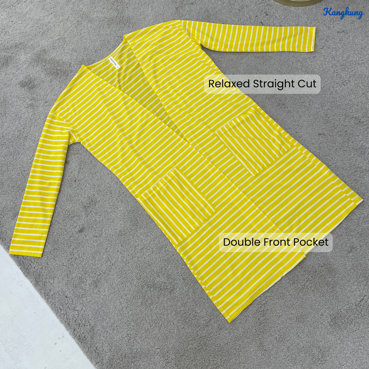 KANGKUNG SUZY MINIMAL OPEN FRONT CASUAL CARDIGAN - C1084
