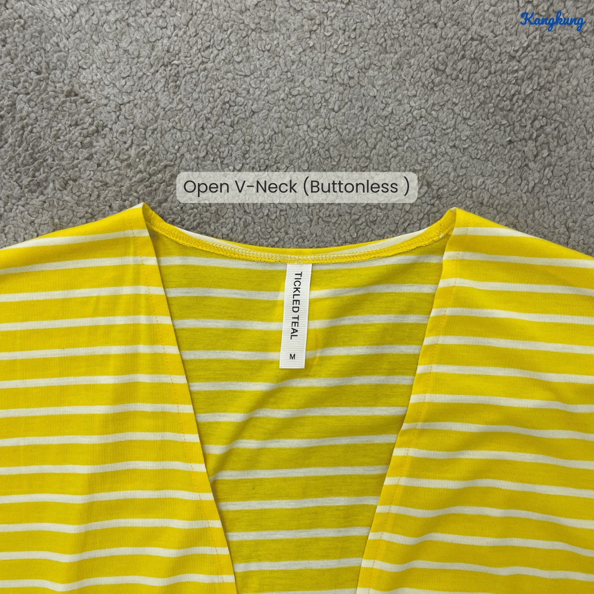KANGKUNG SUZY MINIMAL OPEN FRONT CASUAL CARDIGAN - C1084