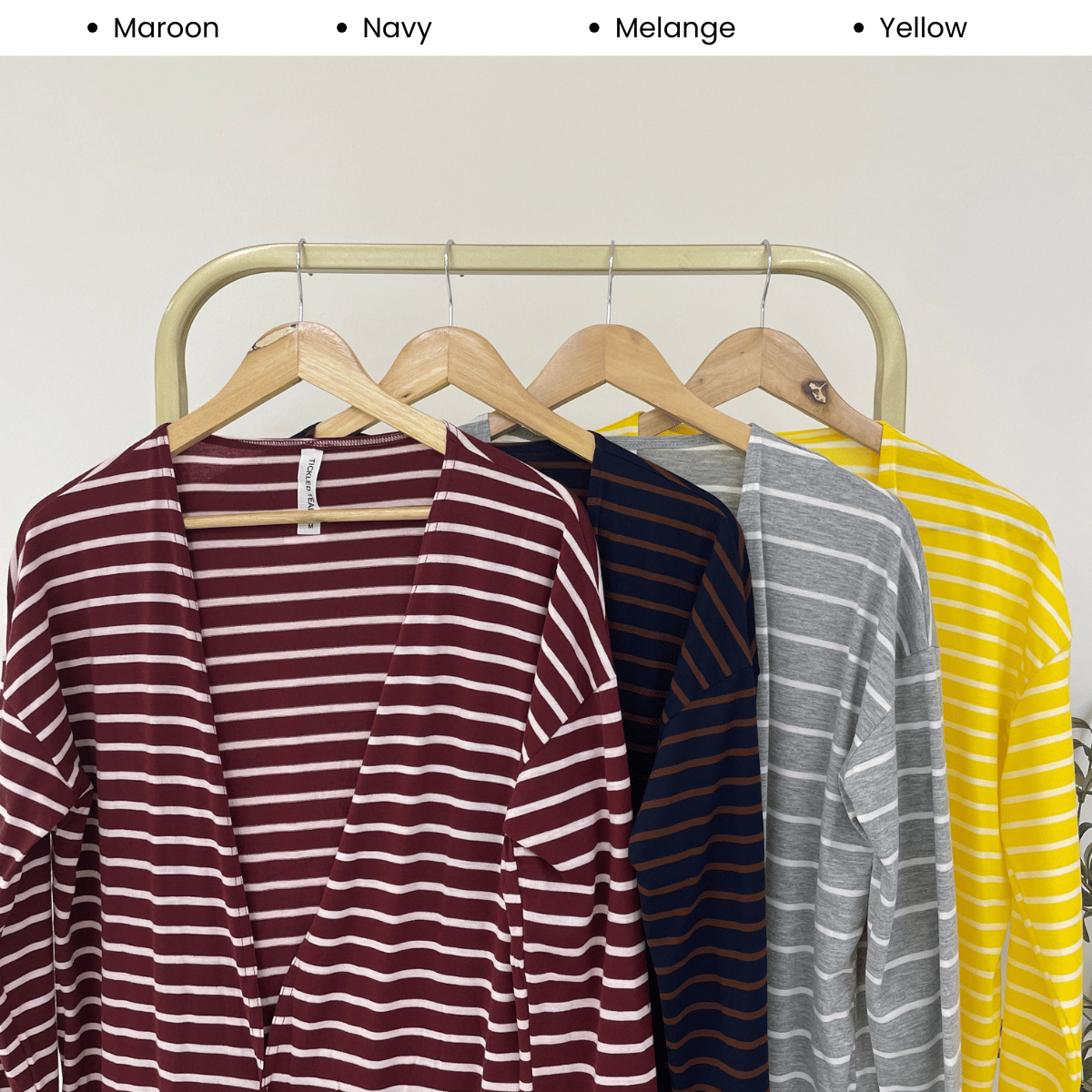 KANGKUNG SUZY MINIMAL OPEN FRONT CASUAL CARDIGAN - C1084