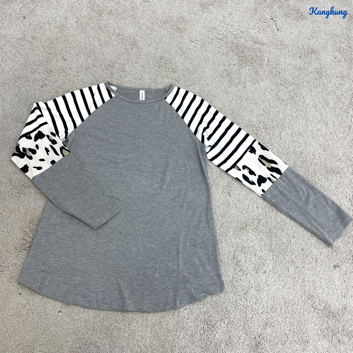 KANGKUNG MALINDA WOMEN KASUAL PLAIN SHIRT LONG SLEEVE - C1086