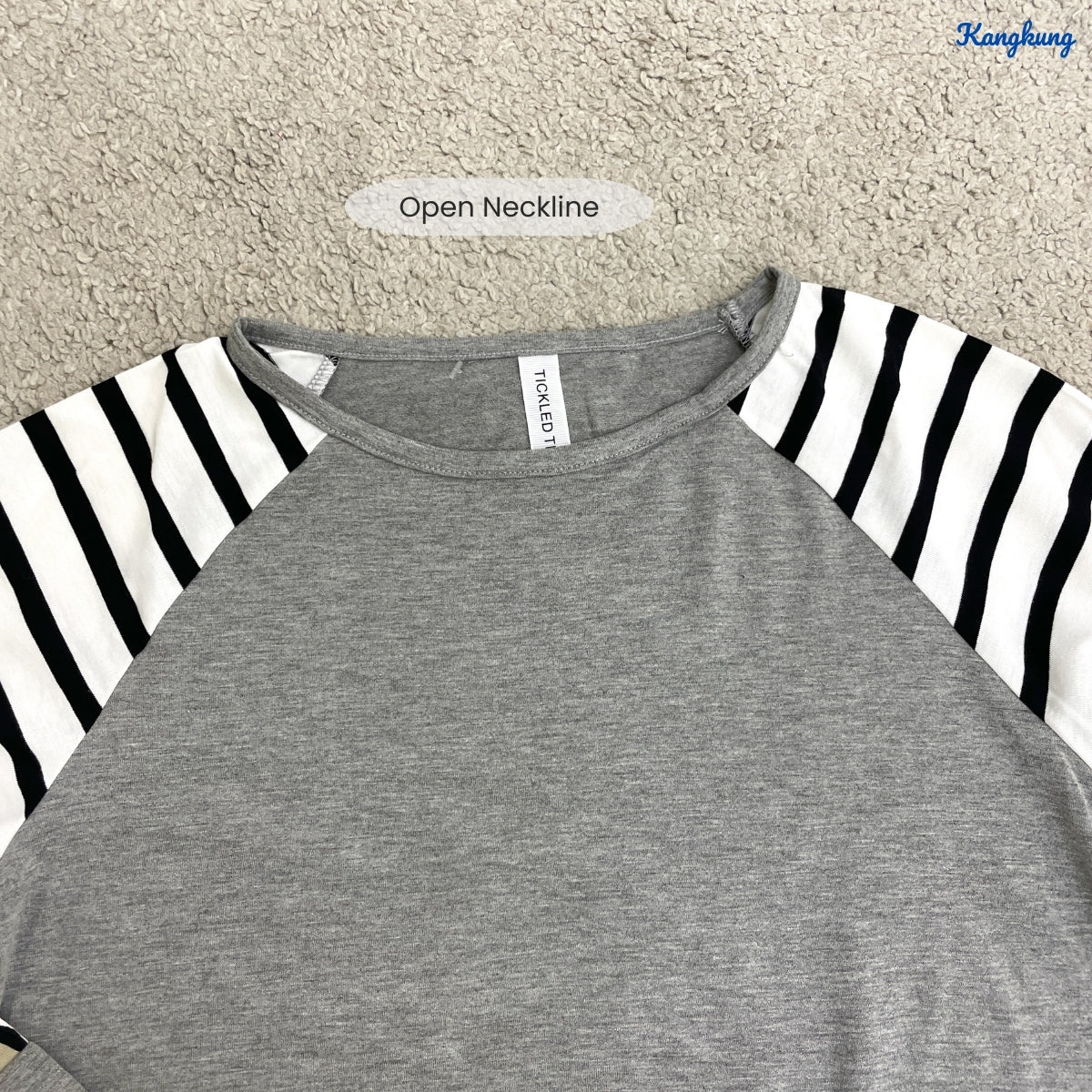 KANGKUNG MALINDA WOMEN KASUAL PLAIN SHIRT LONG SLEEVE - C1086