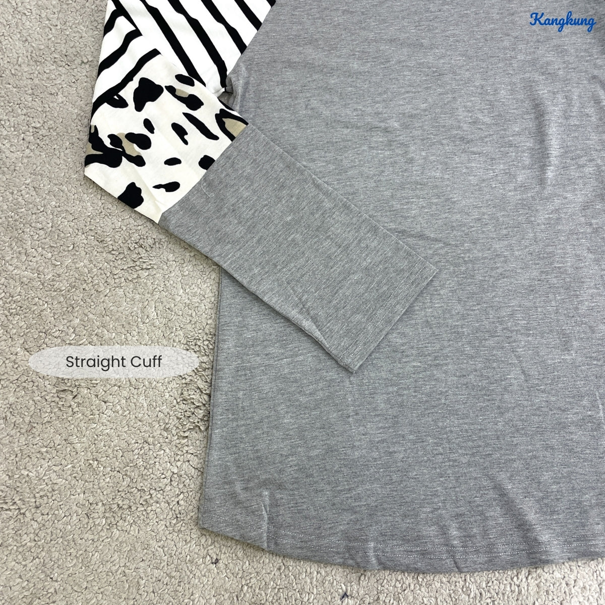 KANGKUNG MALINDA WOMEN KASUAL PLAIN SHIRT LONG SLEEVE - C1086