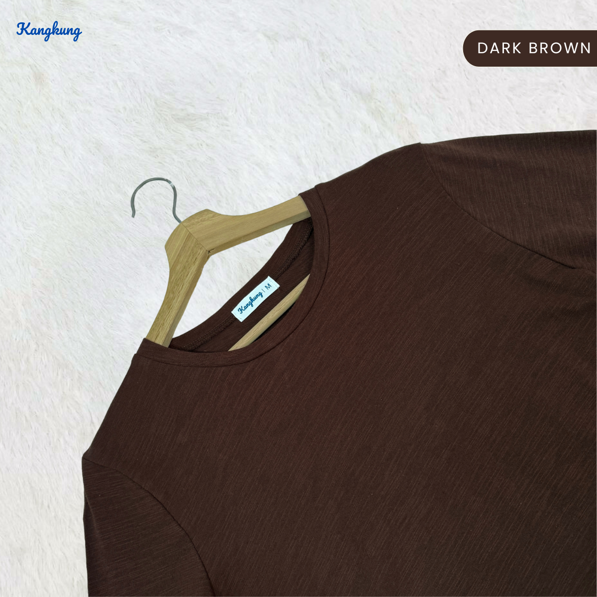 KANGKUNG AUDRA KEMEJA KAPAS ASAS LENGAN PANJANG - KK116