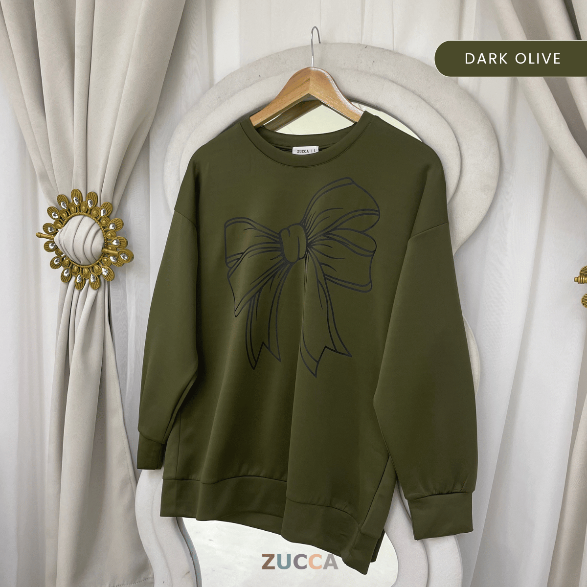 ZUCCA MONICA KEMEJA KASUAL BERCORAK REBEN - MA070