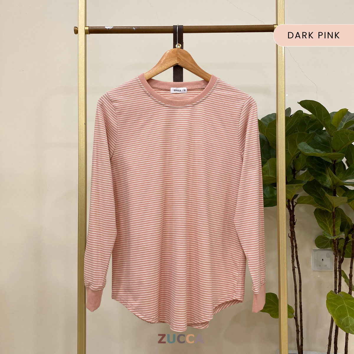 ZUCCA MINAZ STRIPED CASUAL SHIRT BLOUSE - MA025