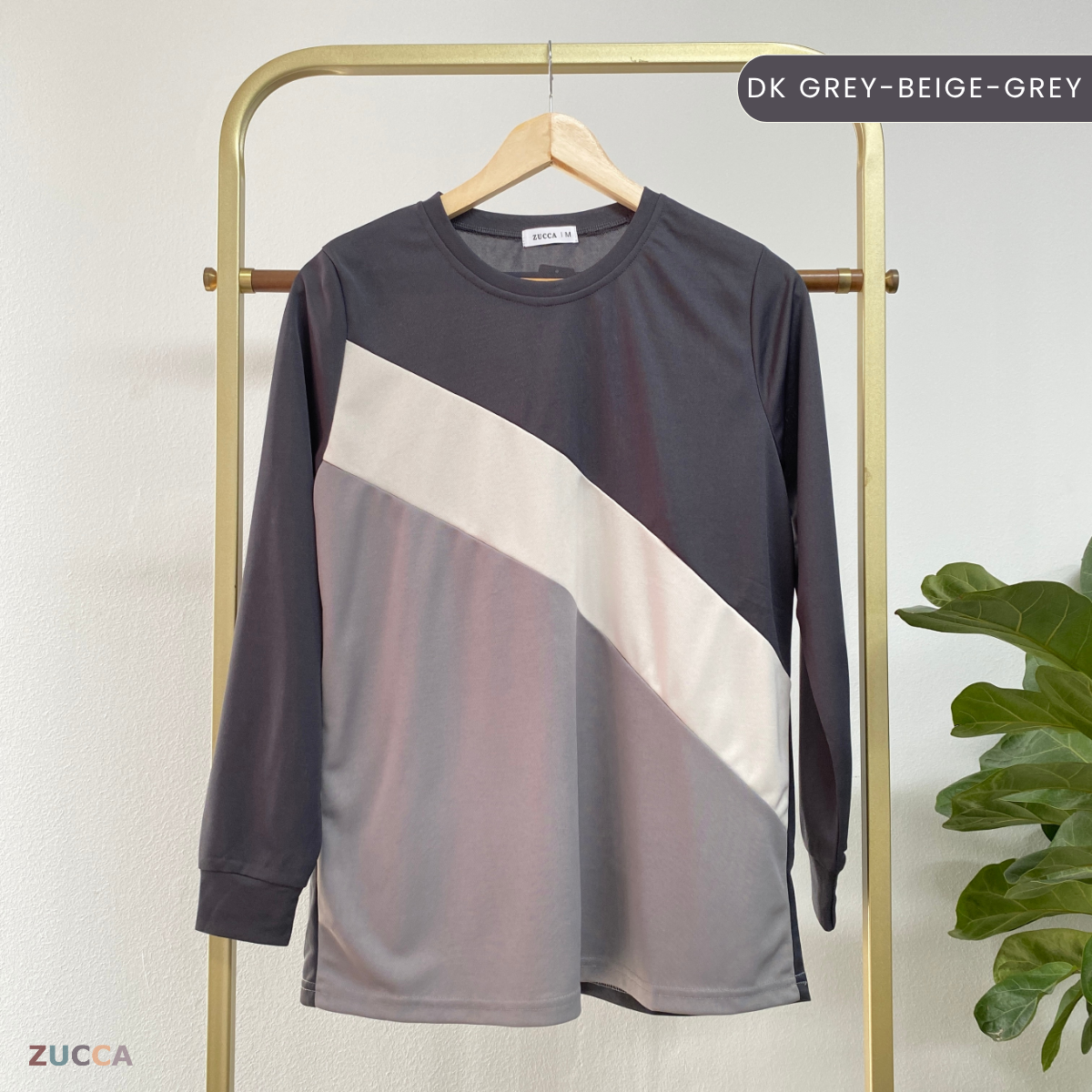 ZUCCA KERRY COLOURBLOCK WOMEN CASUAL BLOUSE - MA021
