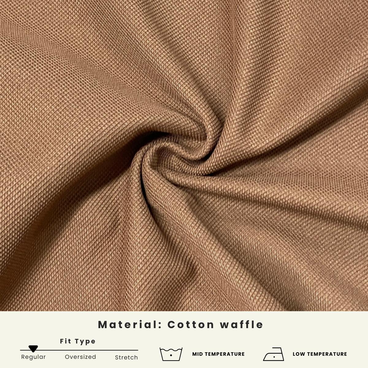 ZUCCA MARCIE KEMEJA KASUAL WANITA WAFFLE COTTON - DM007 BAJU WANITA KOREAN STYLE