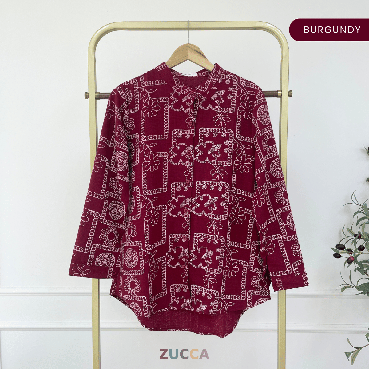 ZUCCA SUMAYA KEMEJA WANITA CORAK KASUAL - DM021