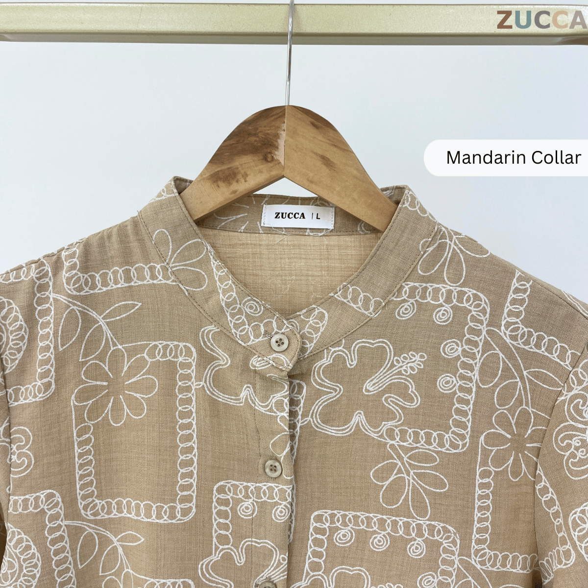 ZUCCA SUMAYA KEMEJA WANITA CORAK KASUAL - DM021