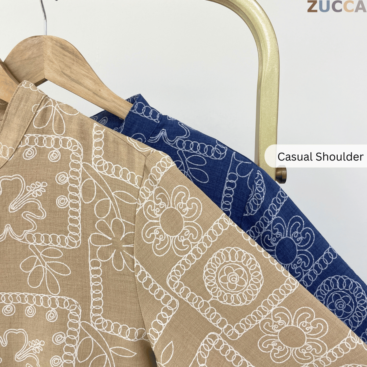 ZUCCA SUMAYA KEMEJA WANITA CORAK KASUAL - DM021