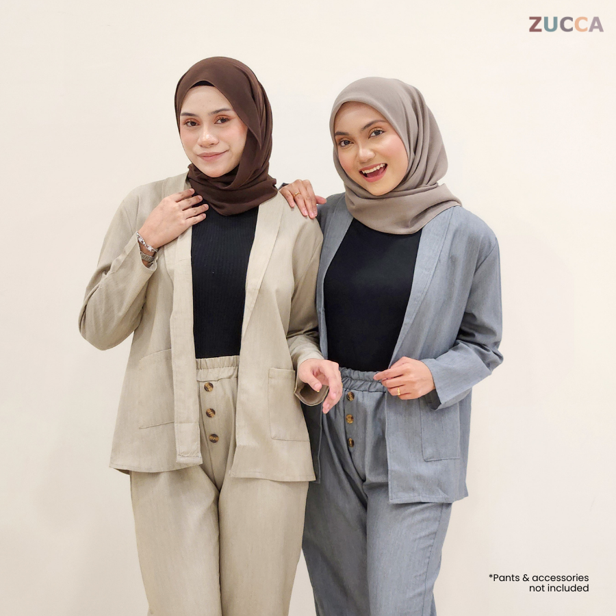 Suzee Cotton Cardigan Blazer - DM022