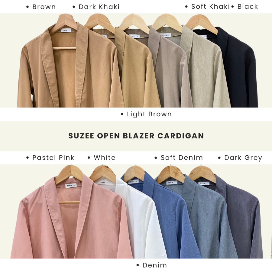 Suzee Cotton Cardigan Blazer - DM022