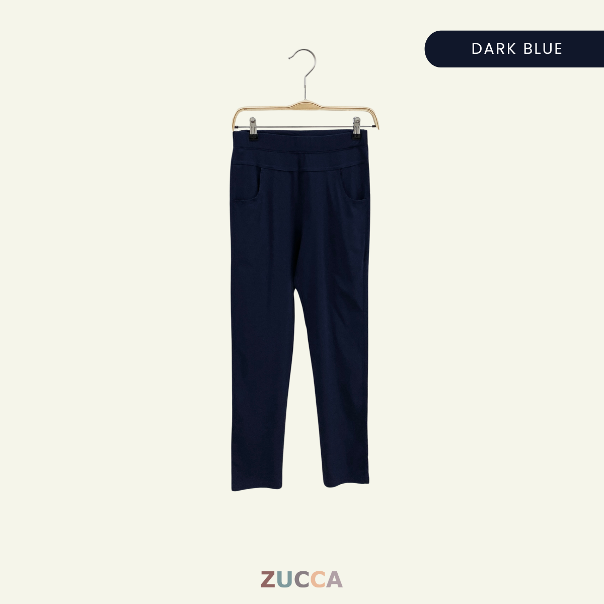 ZUCCA DARWIN SELUAR SLACK STRETCHABLE WANITA STRAIGHT CUT KOREAN STYLE - DM042 PALAZZO Casual Fit