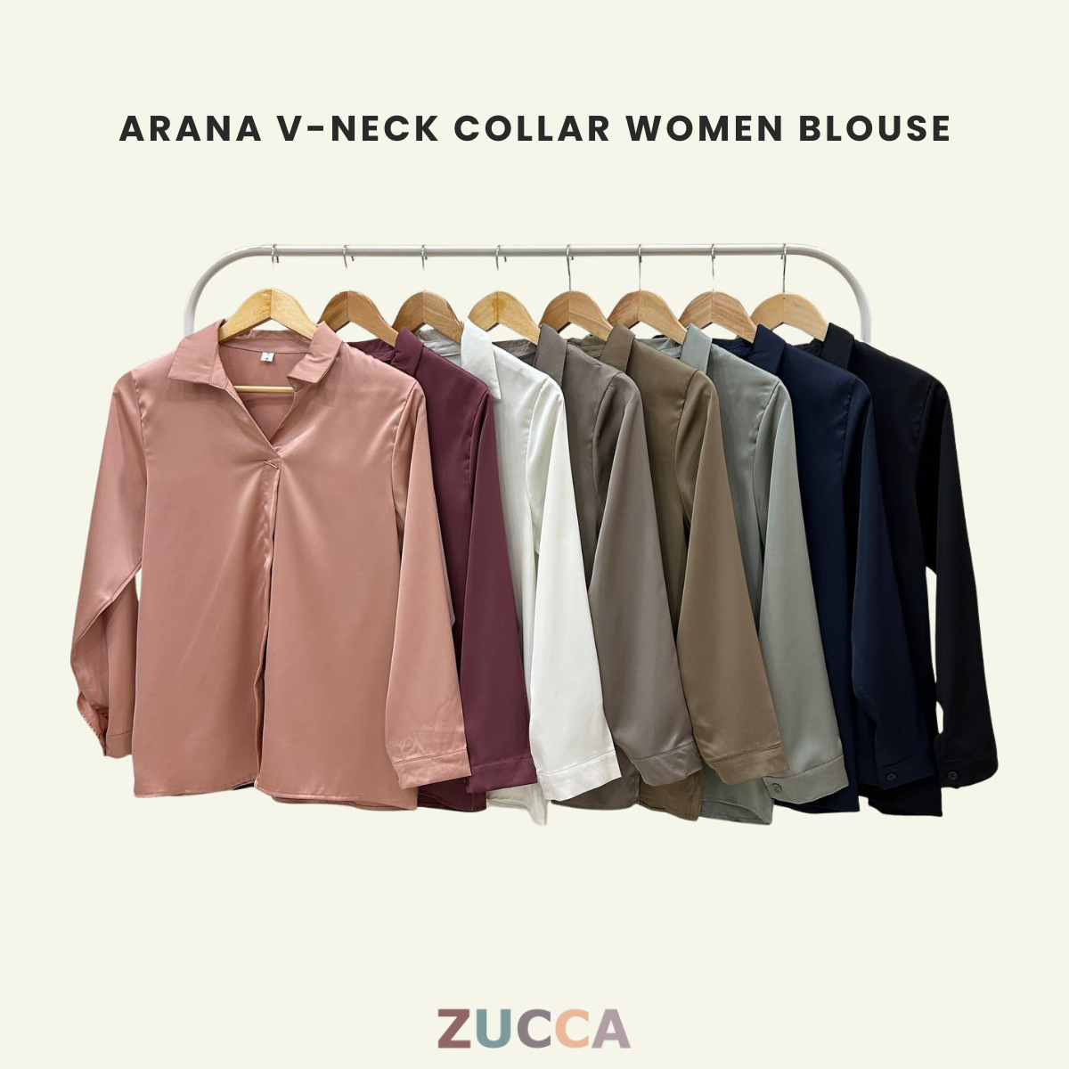 Arana V-Neck Collar Women Blouse - DM051