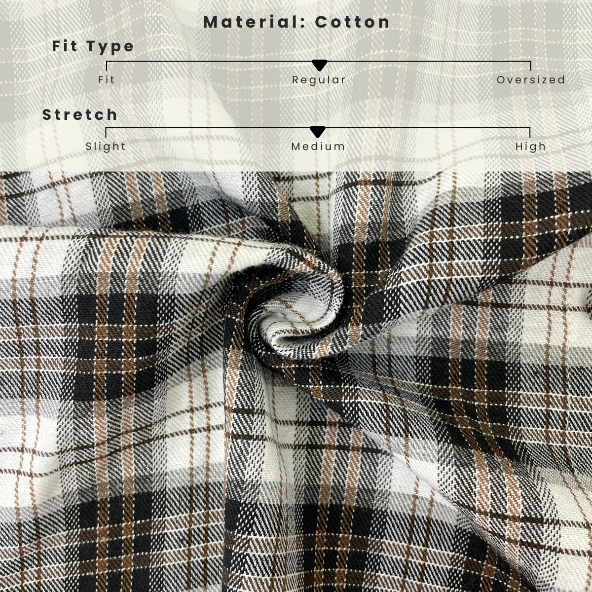 ZUCCA ADAMIA BLAUS KASUAL BERPOLA GINGHAM - DM072