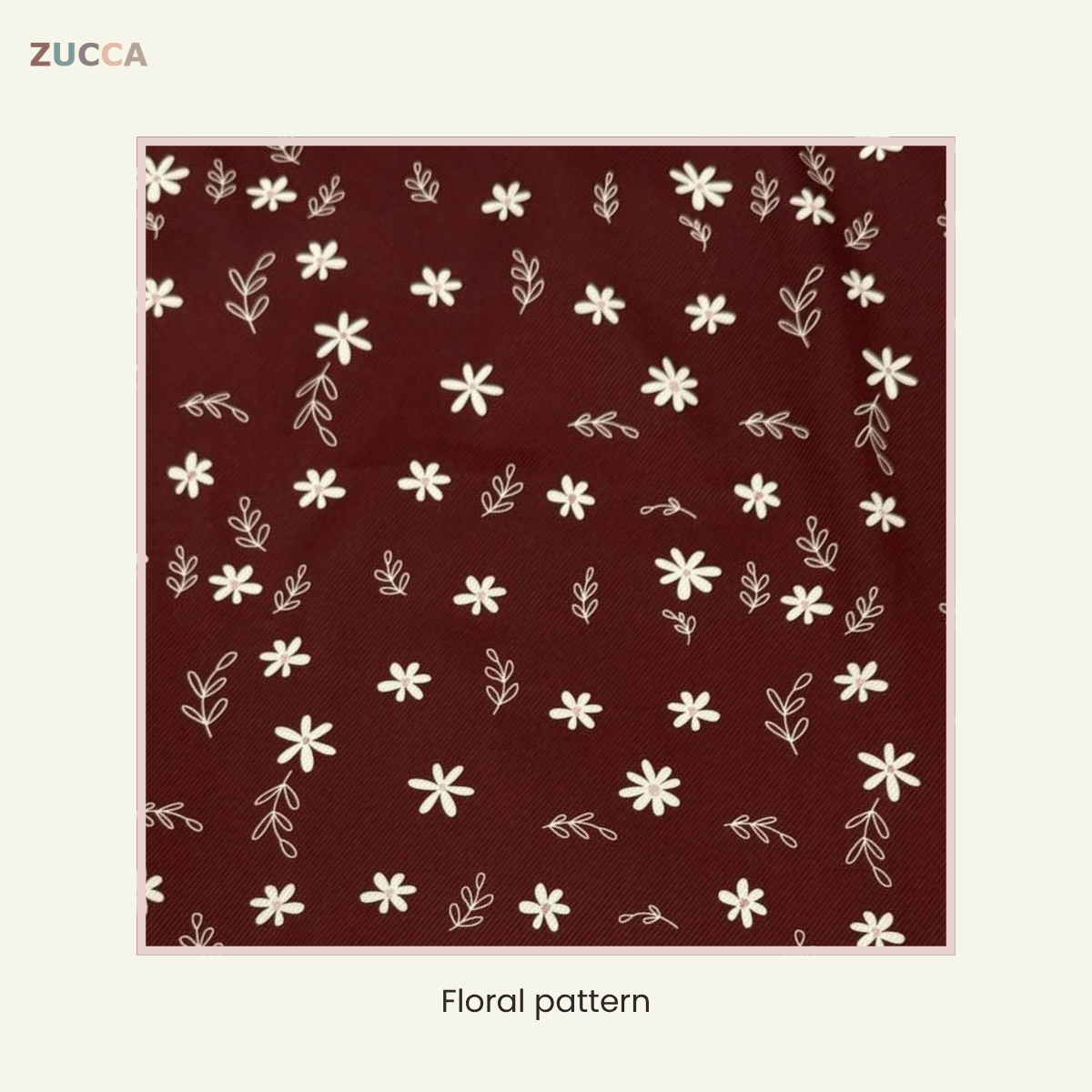 ZUCCA HANISA RUFFLE NECK FLORAL WOMEN BLOUSE - DM091