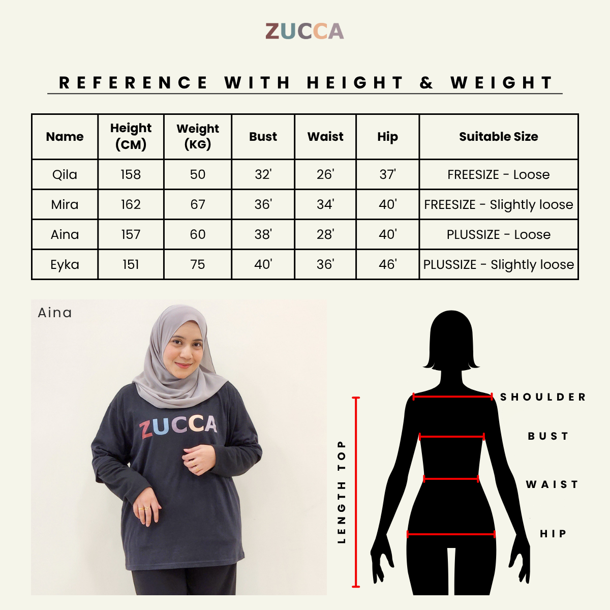 ZUCCA FAHIRA FLORAL RUFFLE NECK WOMEN BLOUSE - DM114 BAJU WANITA Cotton Button Long Sleeve Sleeve Muslimah